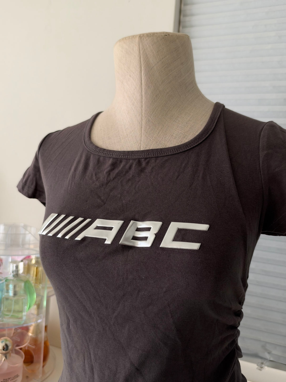Abc metallic tee