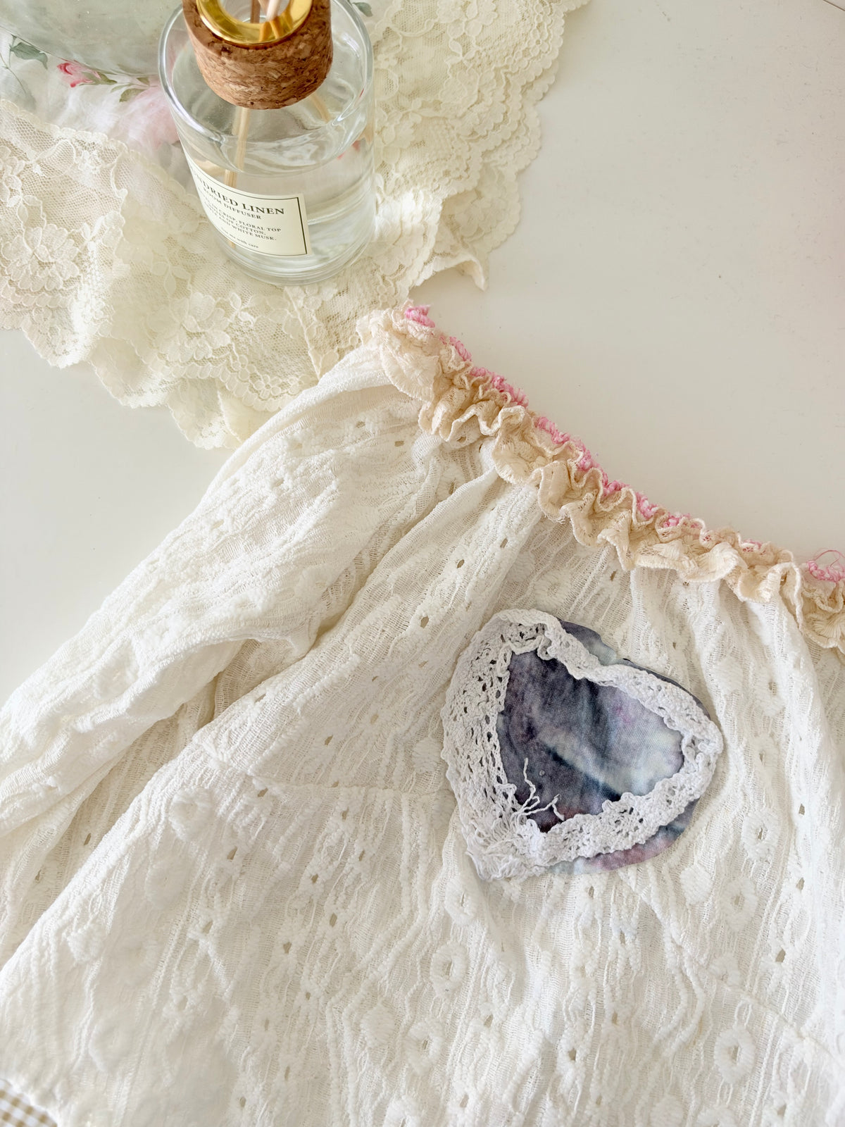 Heart patch top