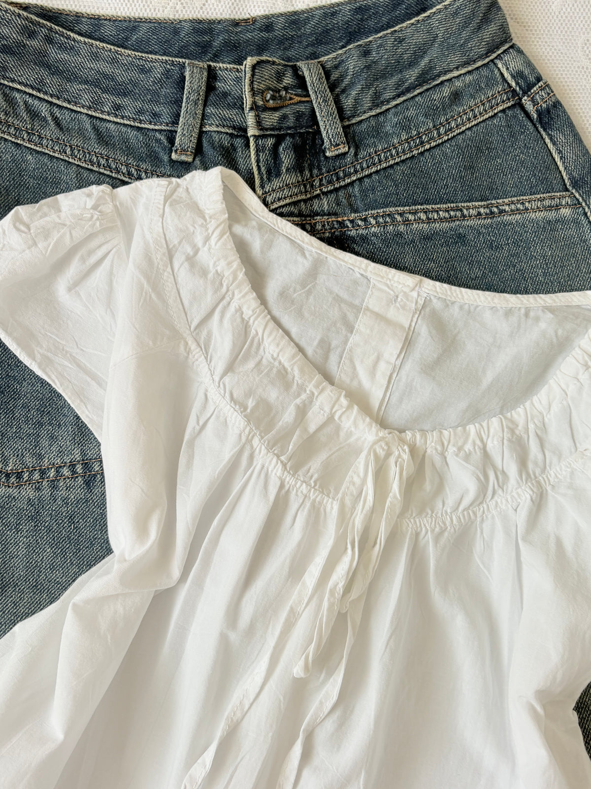 White cottage top