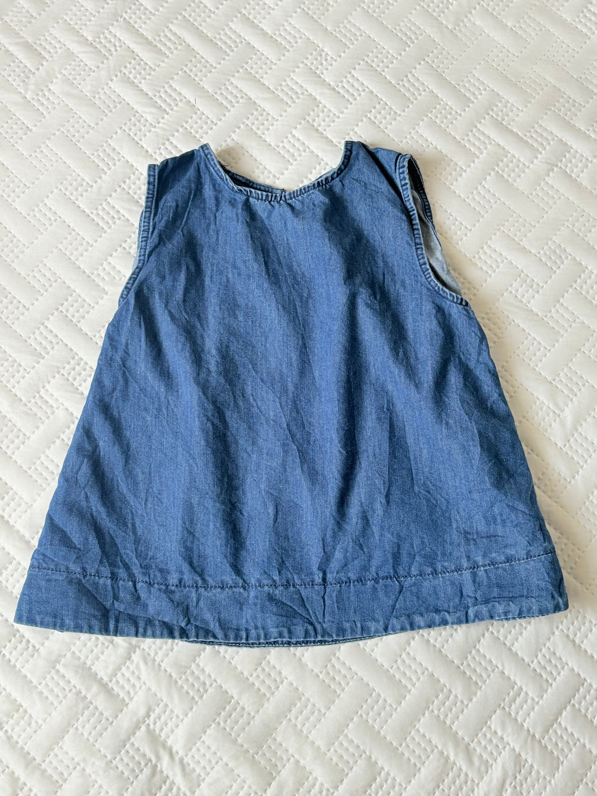 Blue denim top