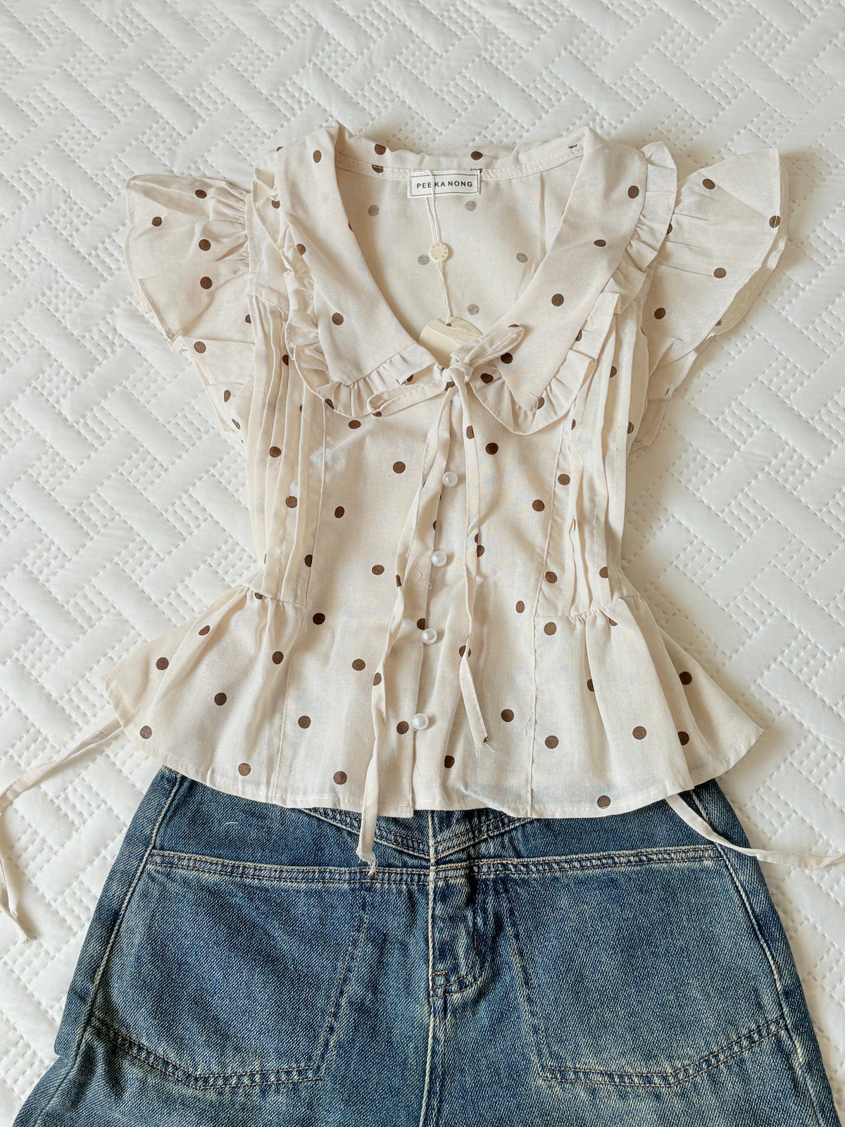 Clara polka top