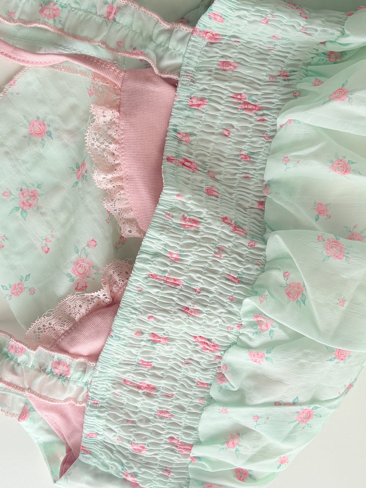 Lily floral pastel top