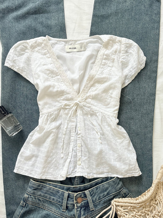 Hollister babydoll top