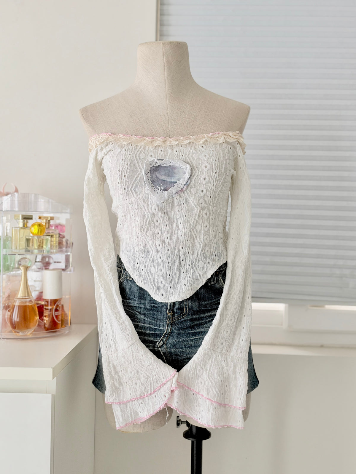 Heart patch top