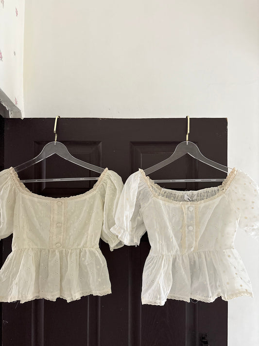 Belle embroidered top
