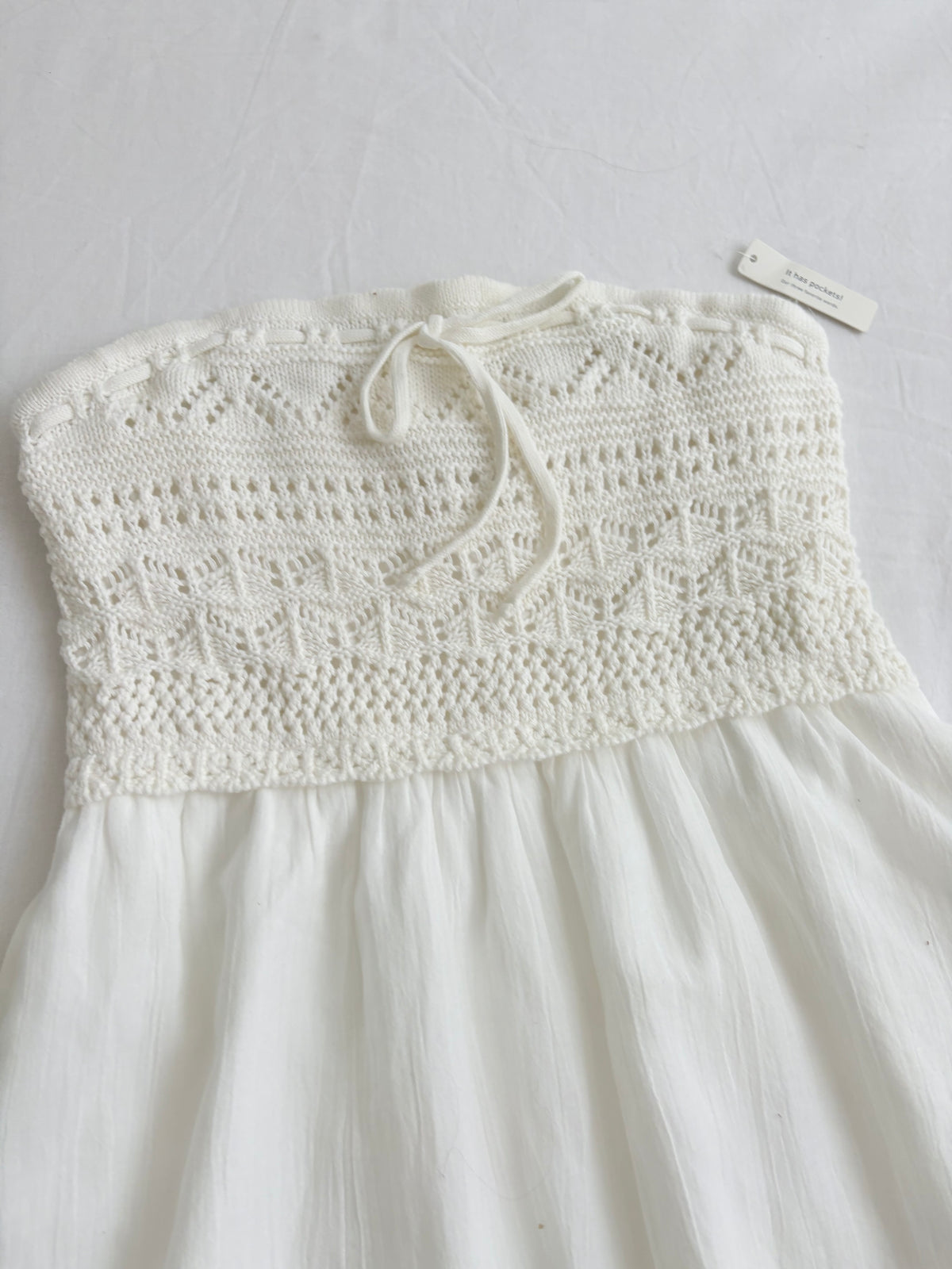Hollister crochet dress
