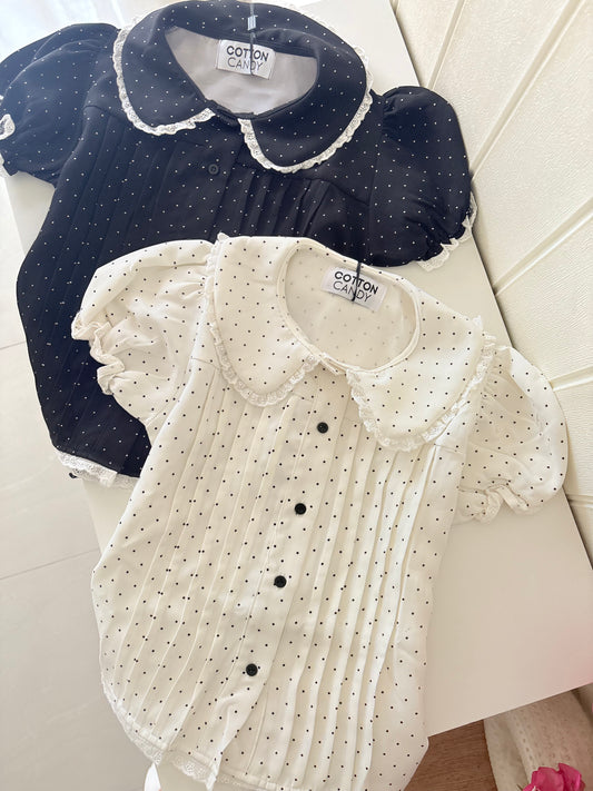 Caroline polka top