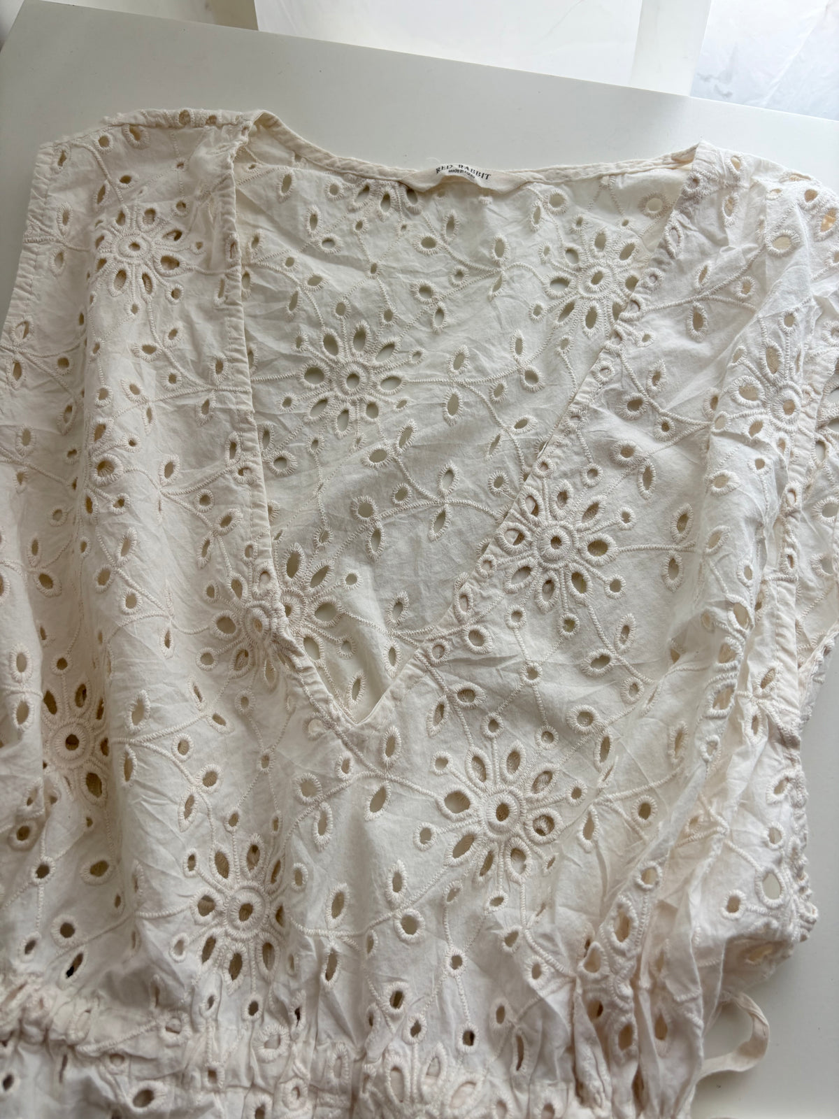 Cream eyelet