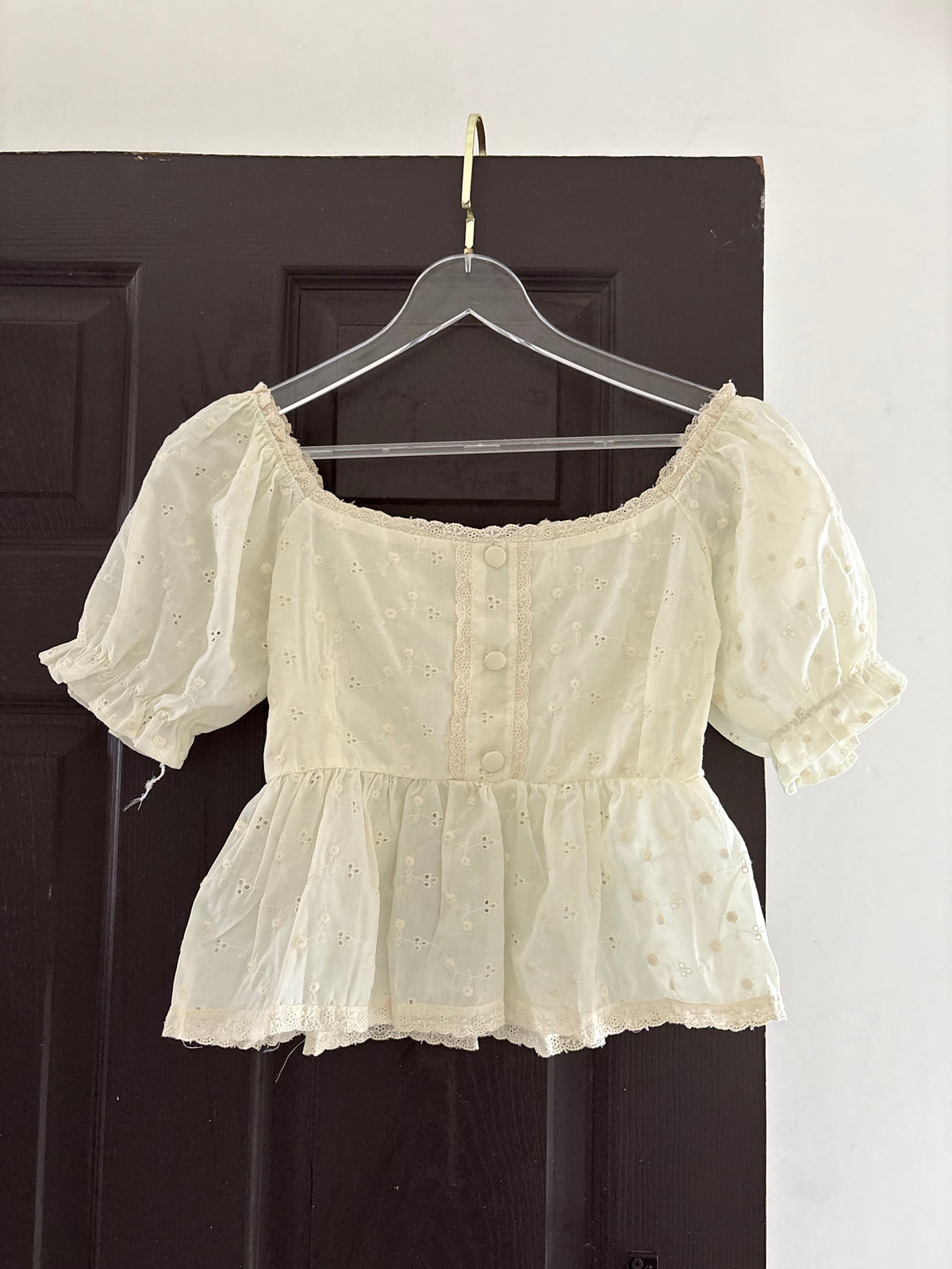 Belle embroidered top