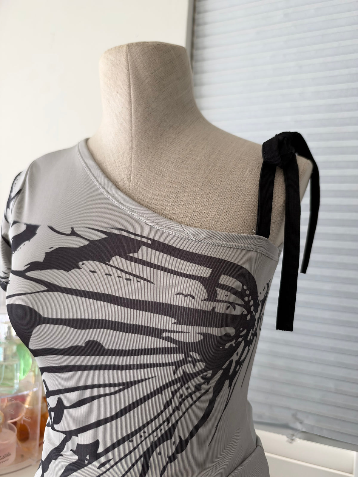 Butterfly one shoulder top