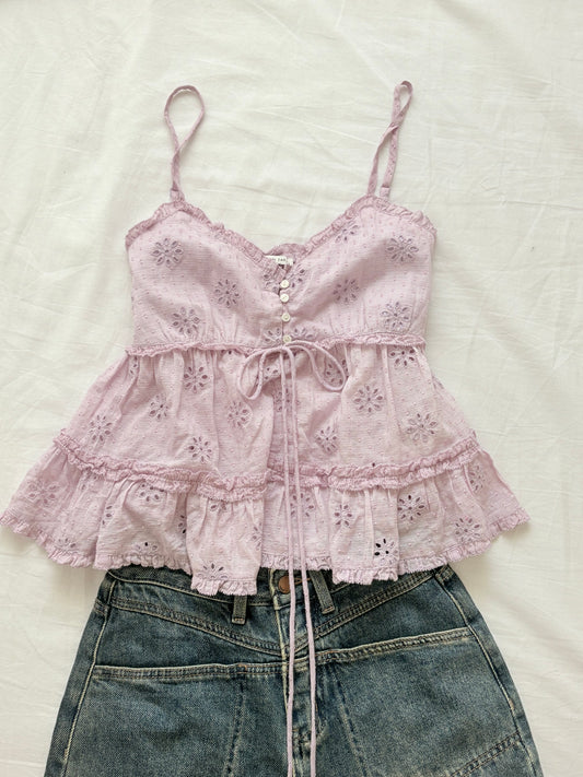 Lavender eyelet