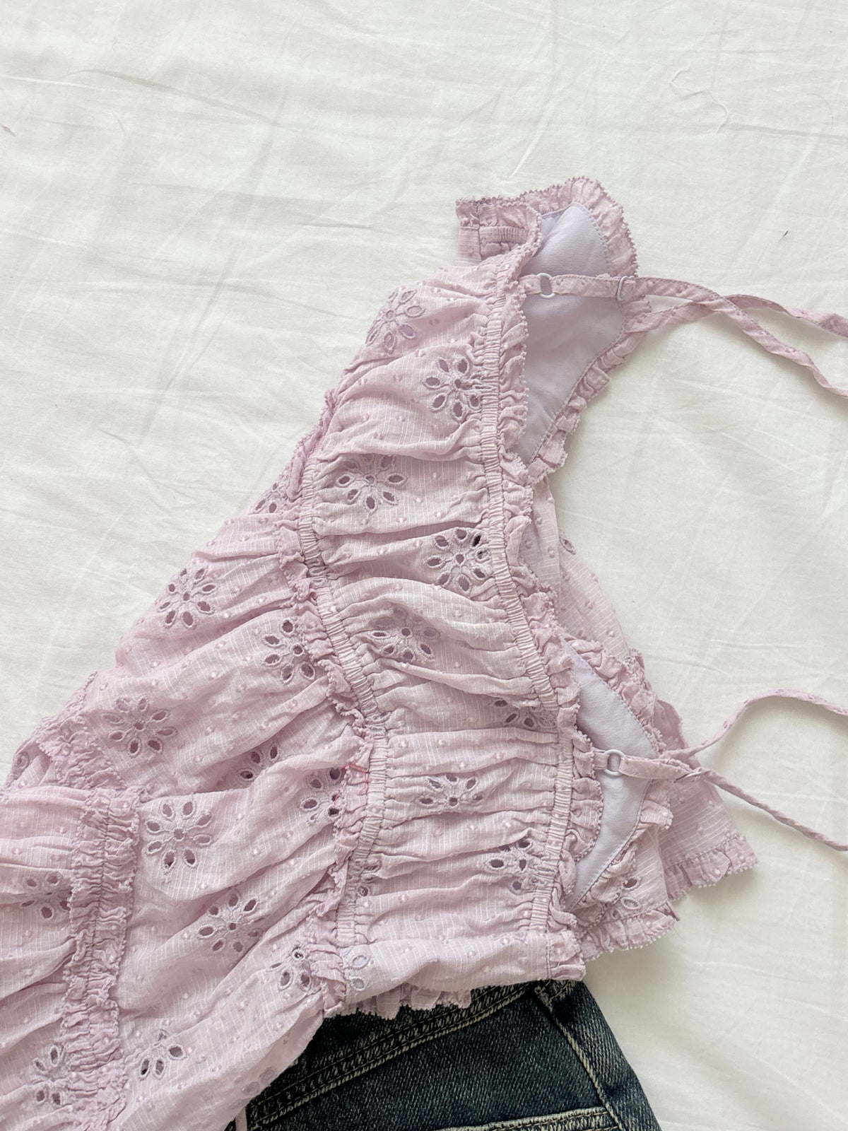Lavender eyelet