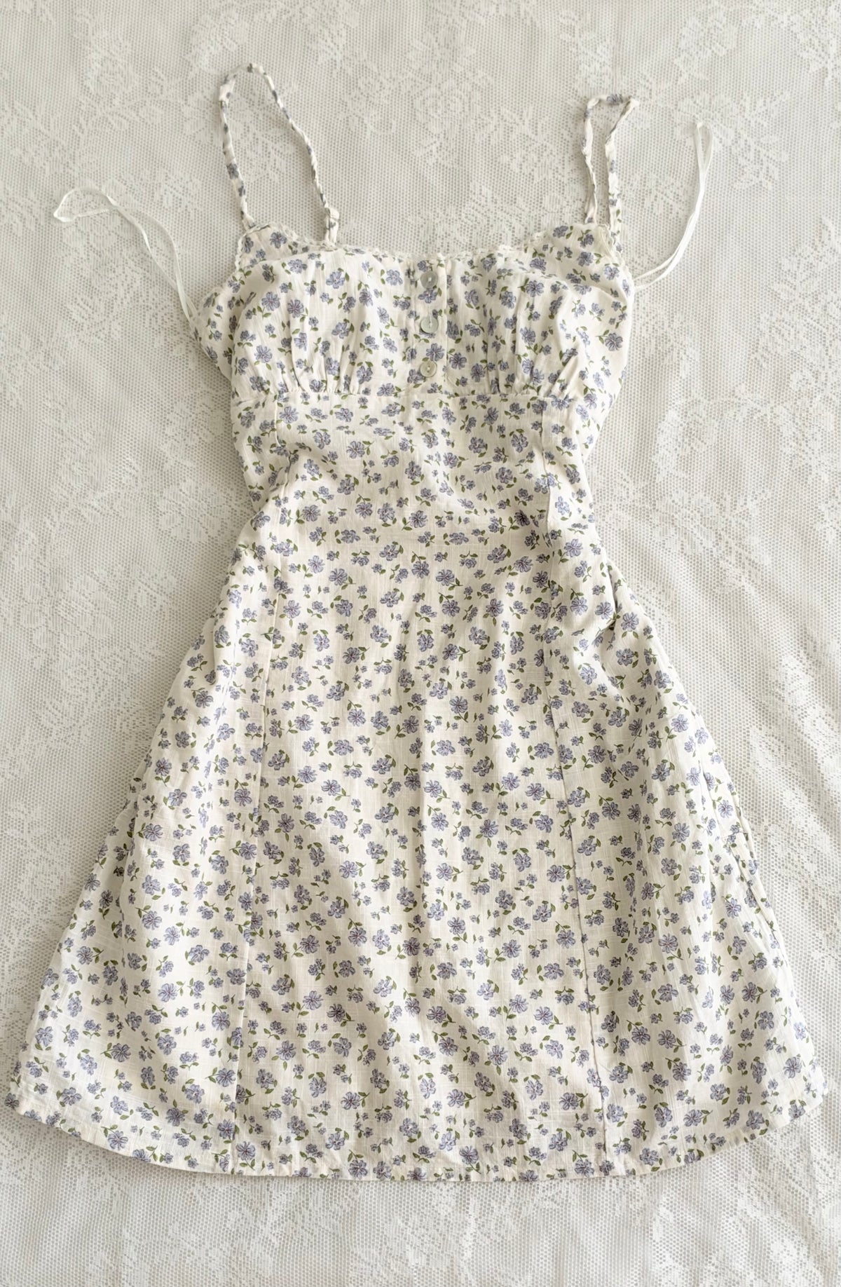 Lavender floral dress