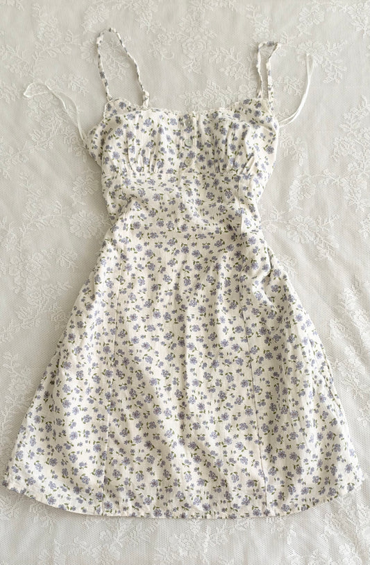 Lavender floral dress