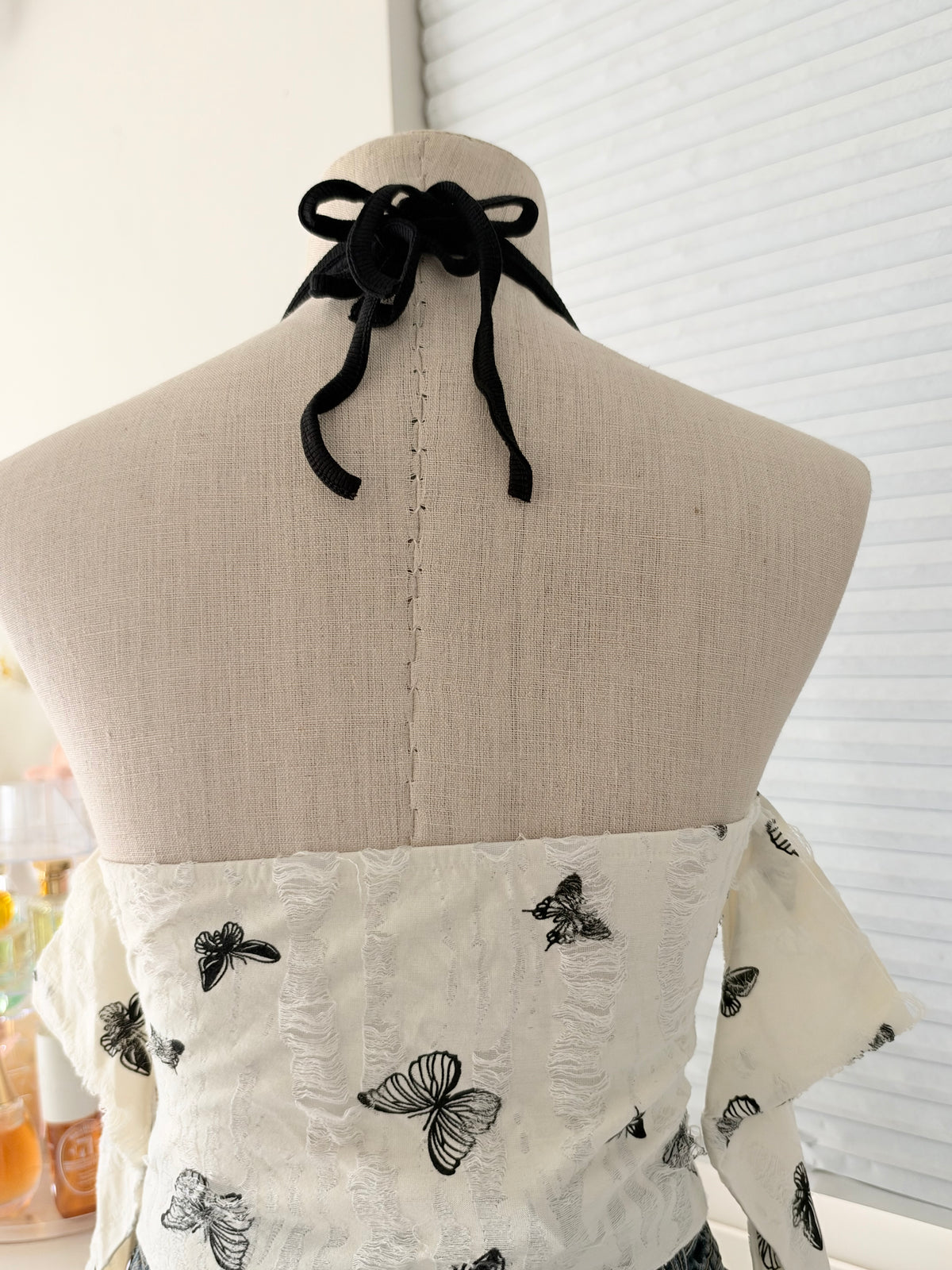 Butterfly halter top