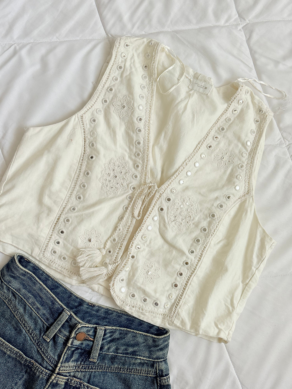 Mirrored vest