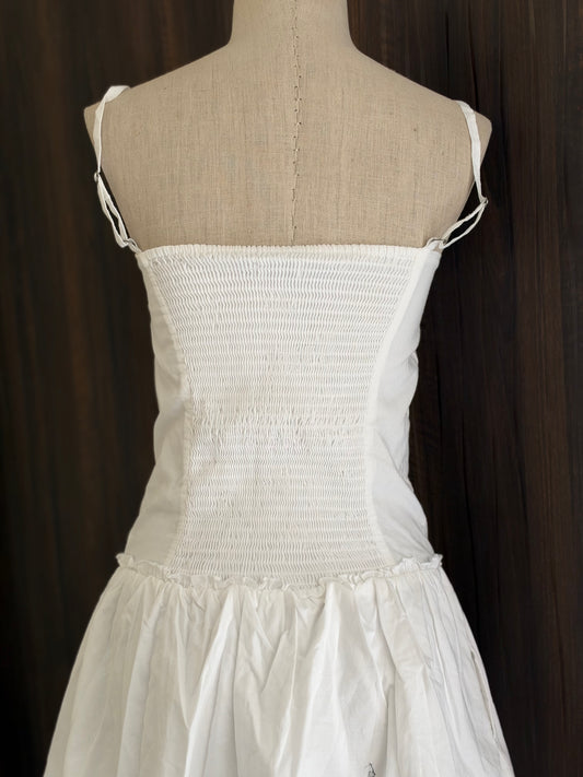 Hollister white cottage dress