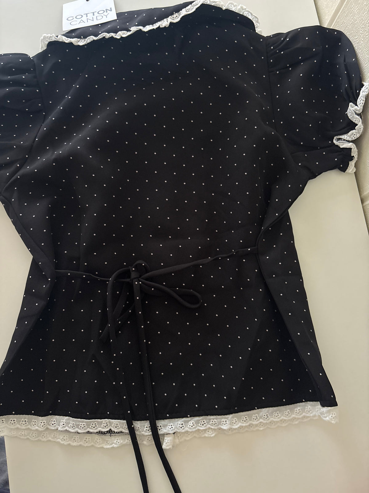 Caroline polka top