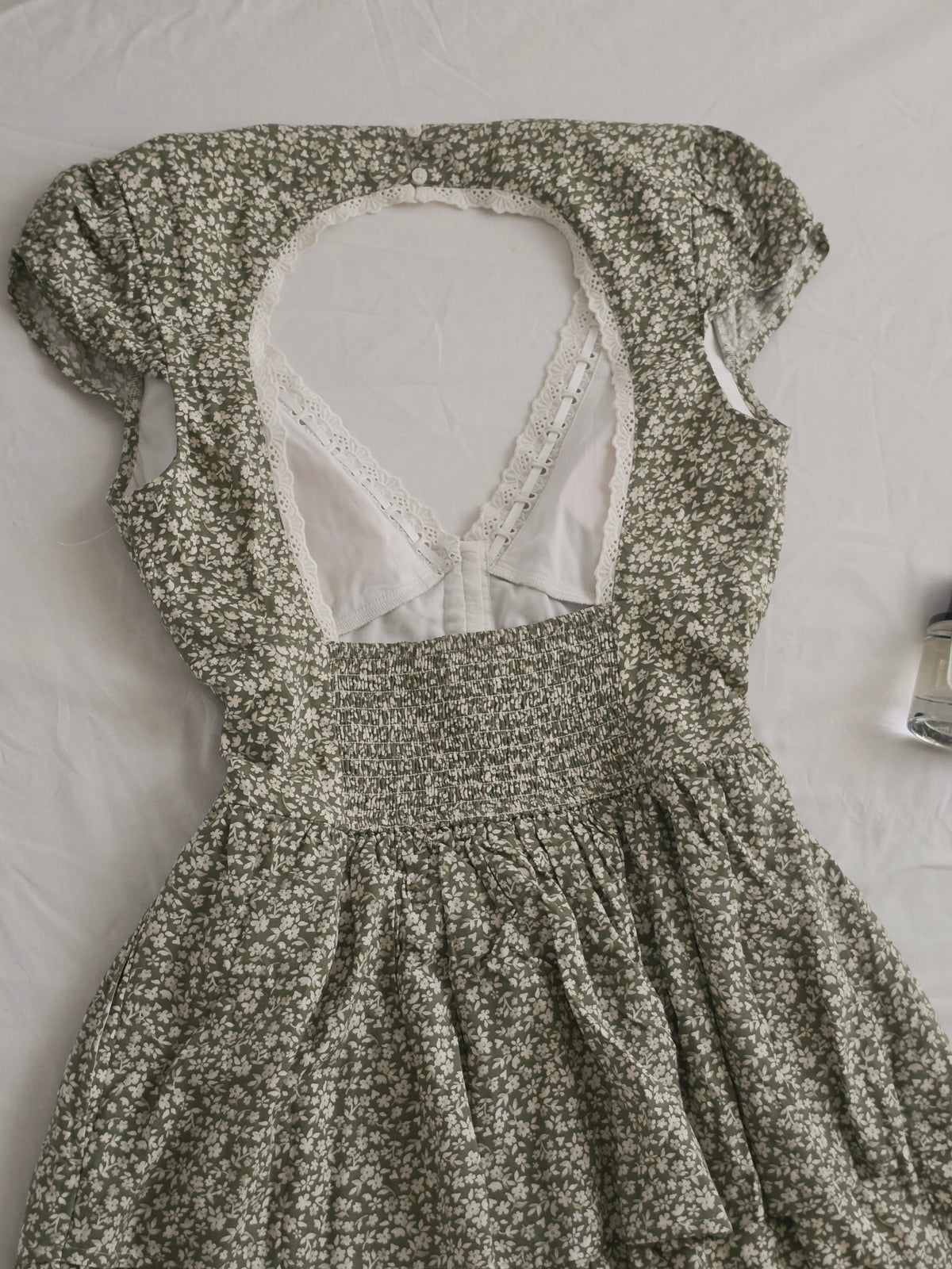 Hollister green floral