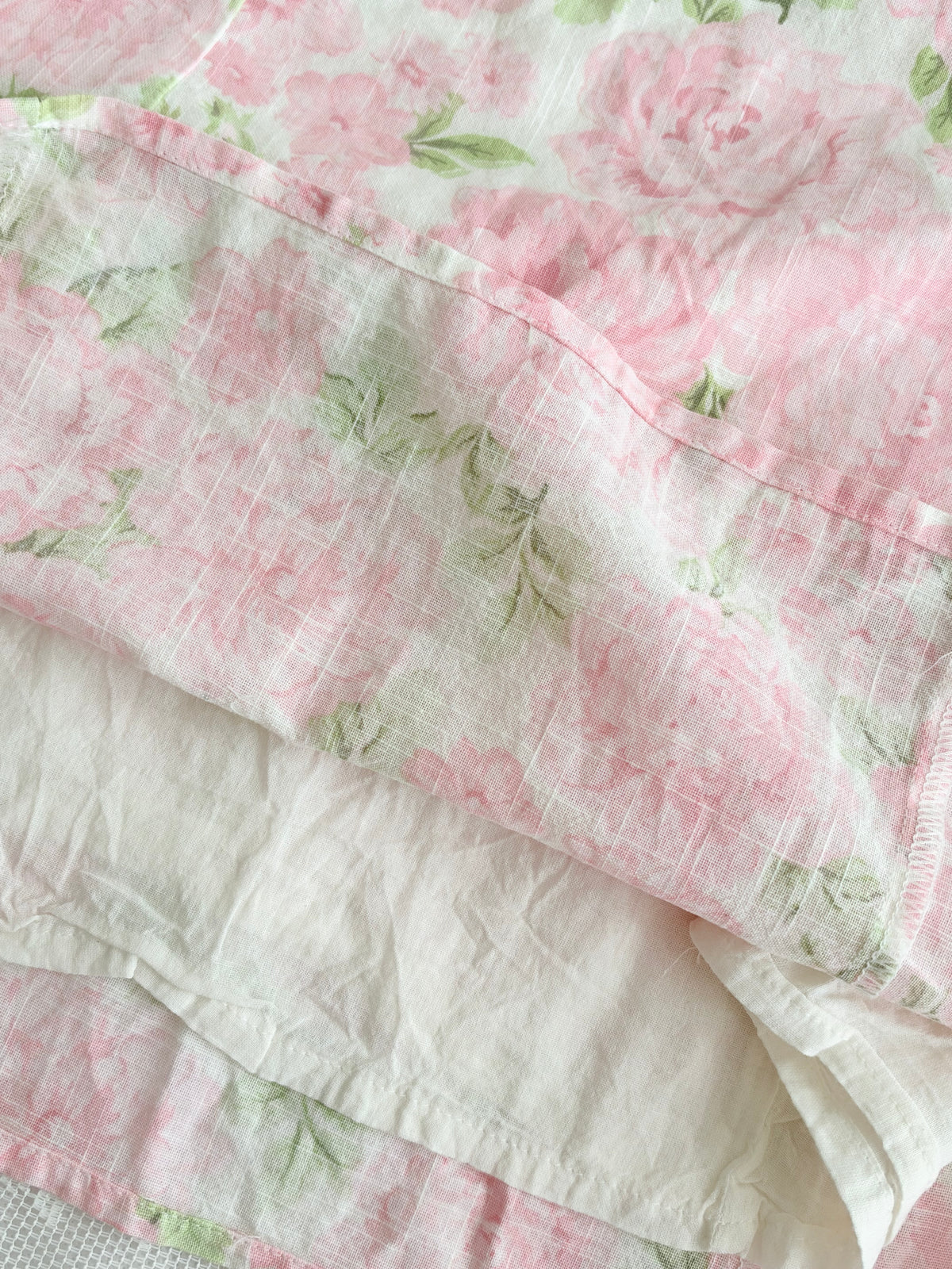 Pink floral dress