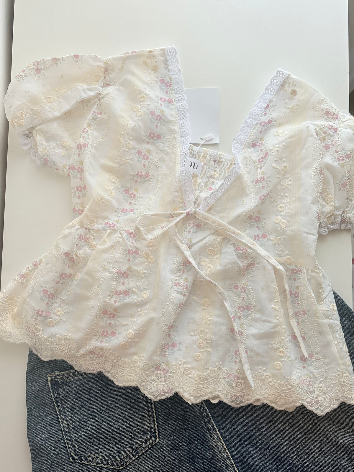 Stella embroidered top