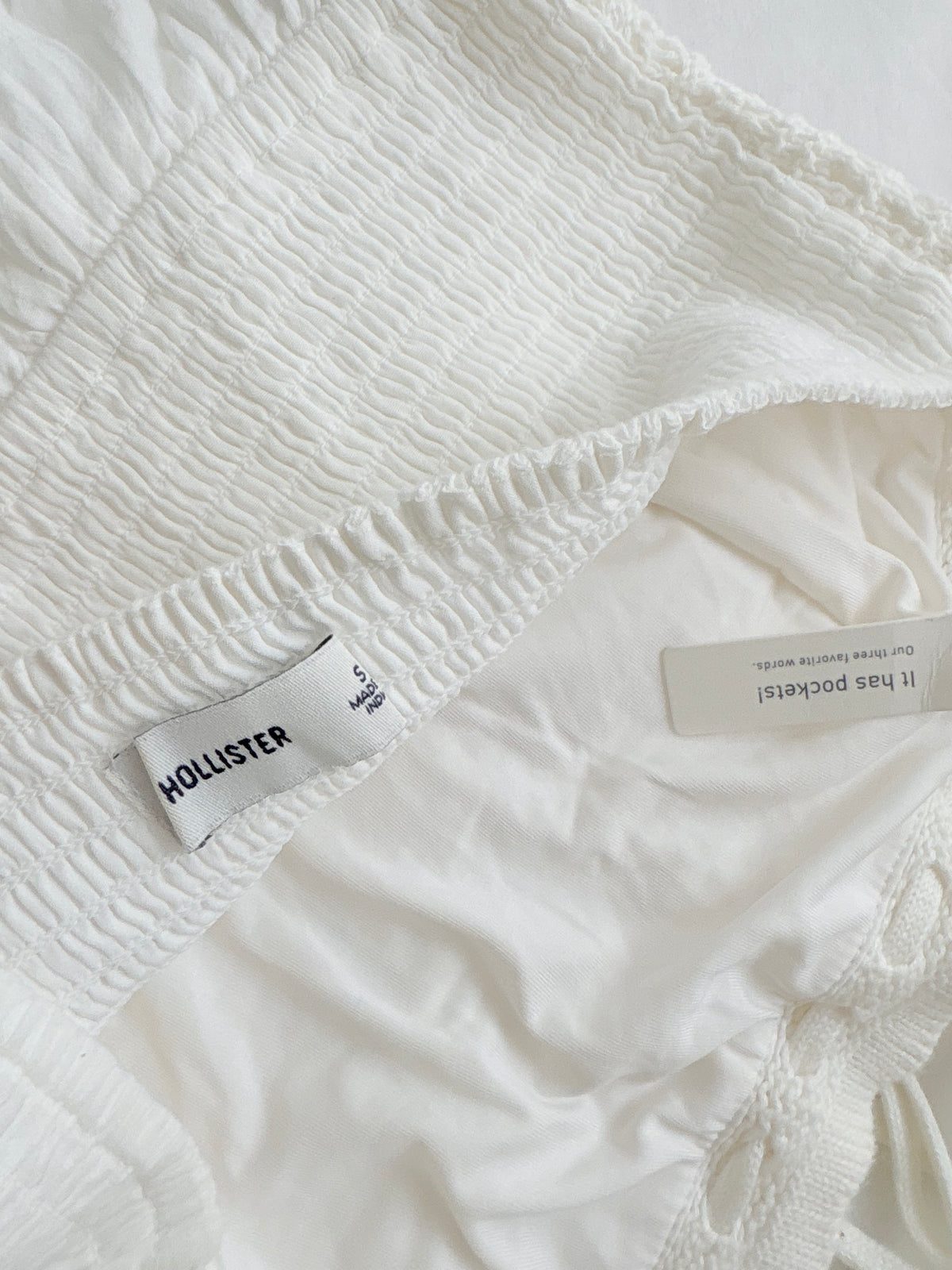 Hollister crochet dress