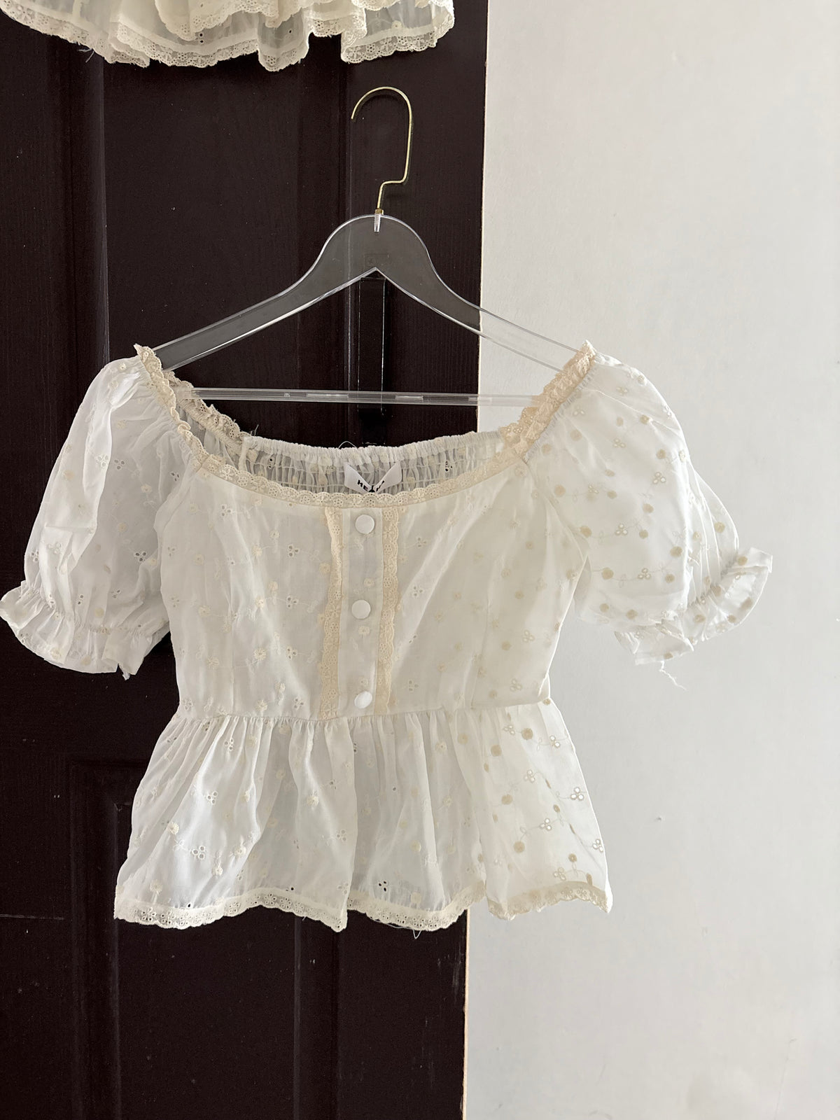 Belle embroidered top