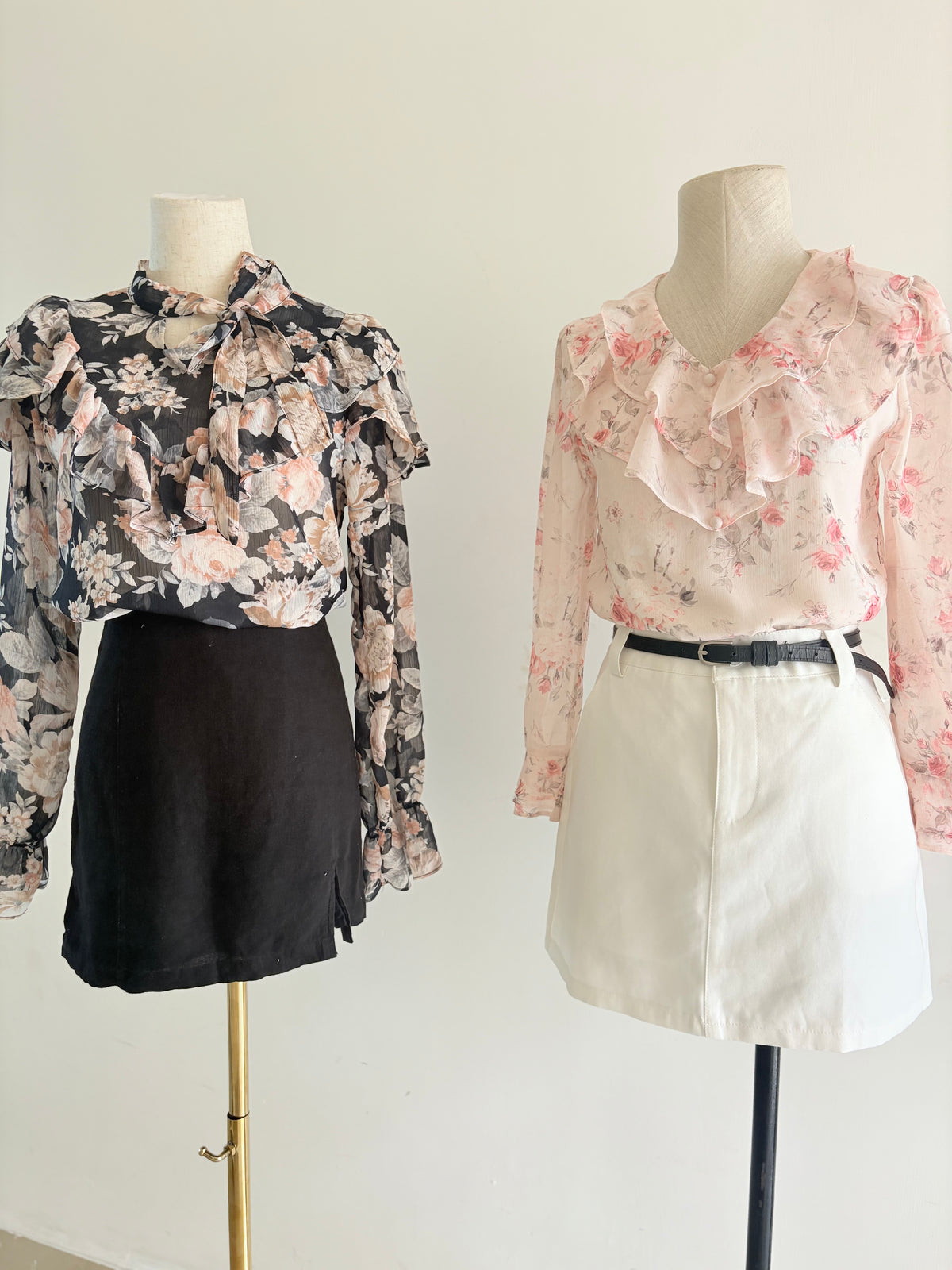 Black chiffon