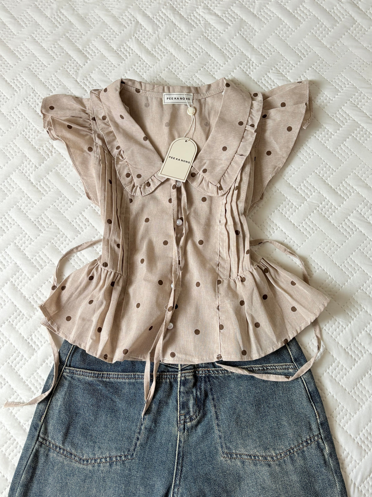 Clara polka top