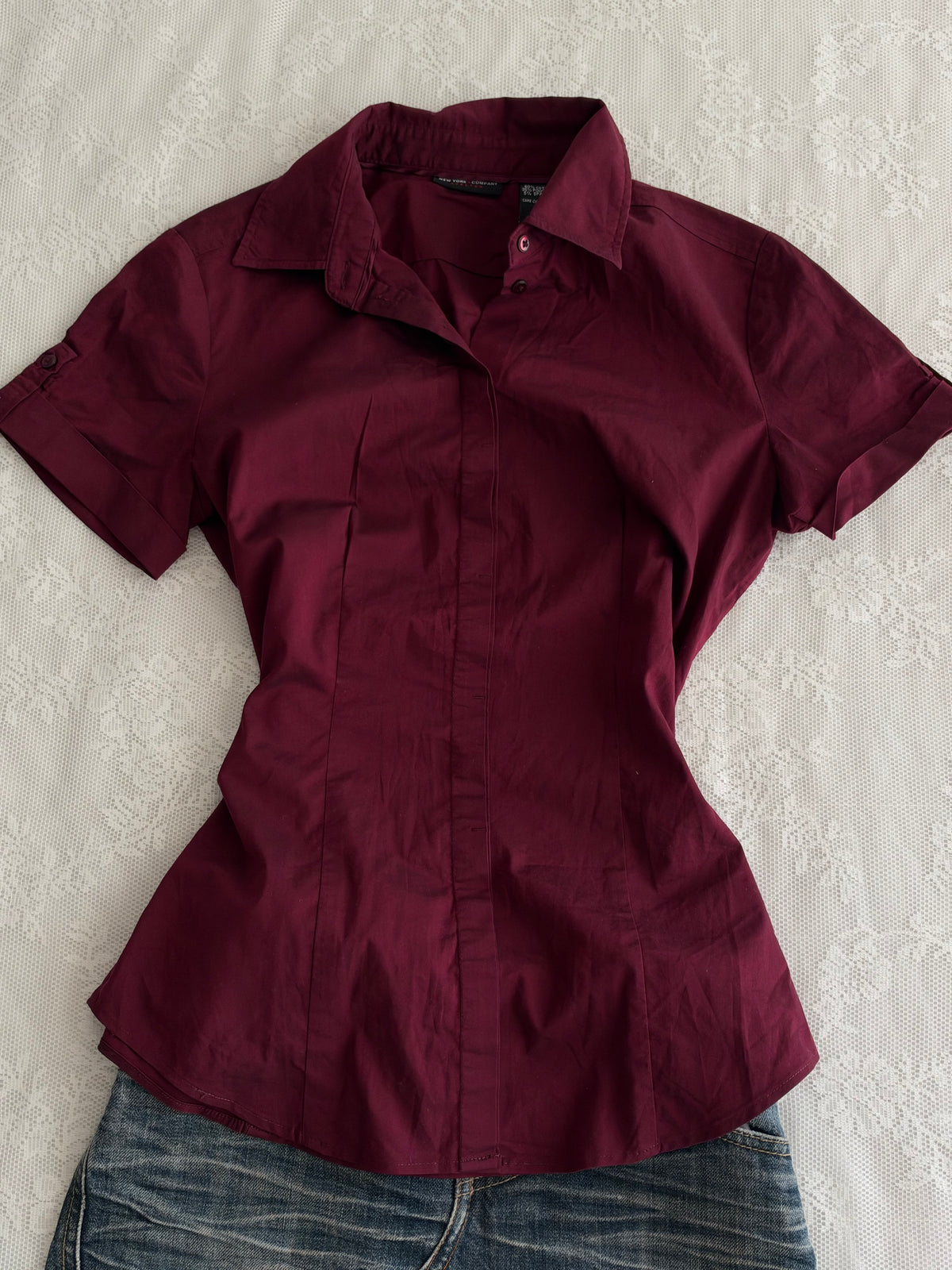 Maroon shirt