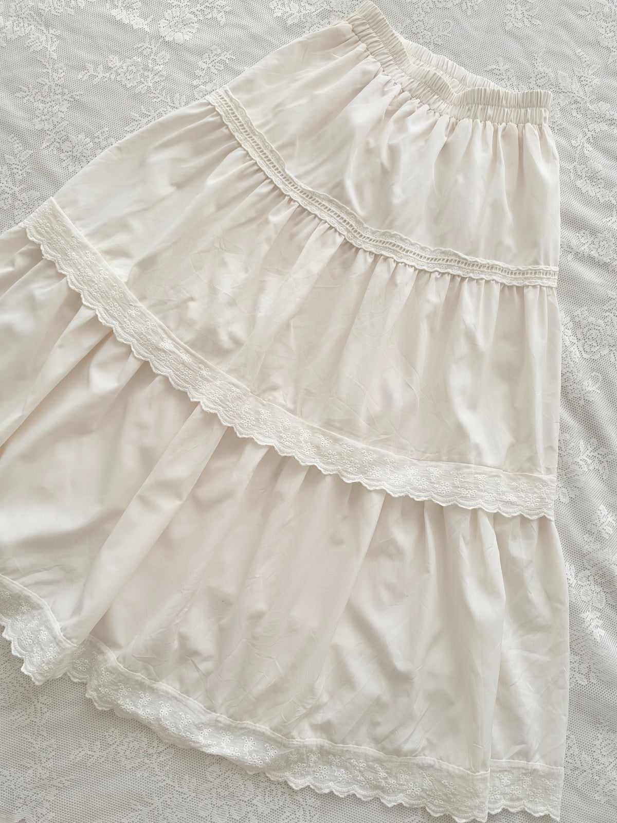 White skirt
