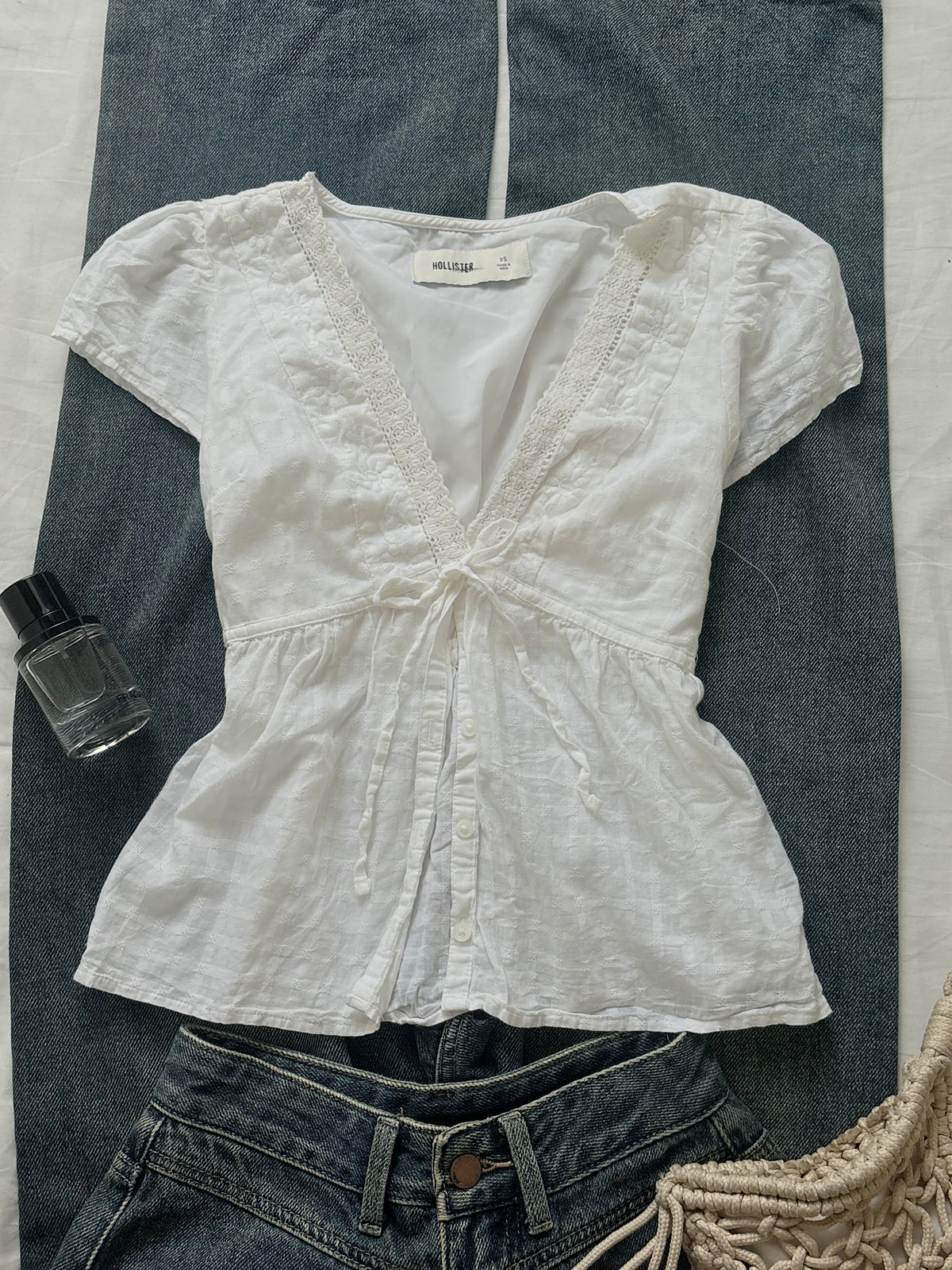 Hollister babydoll top