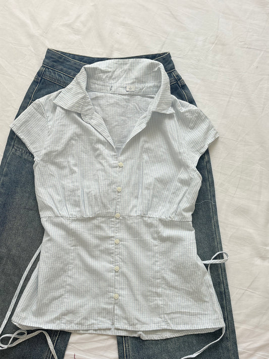 Blue checks shirt