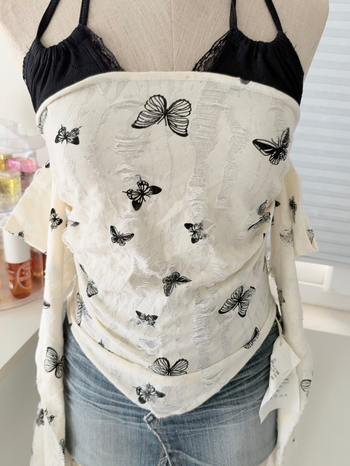 Butterfly halter top
