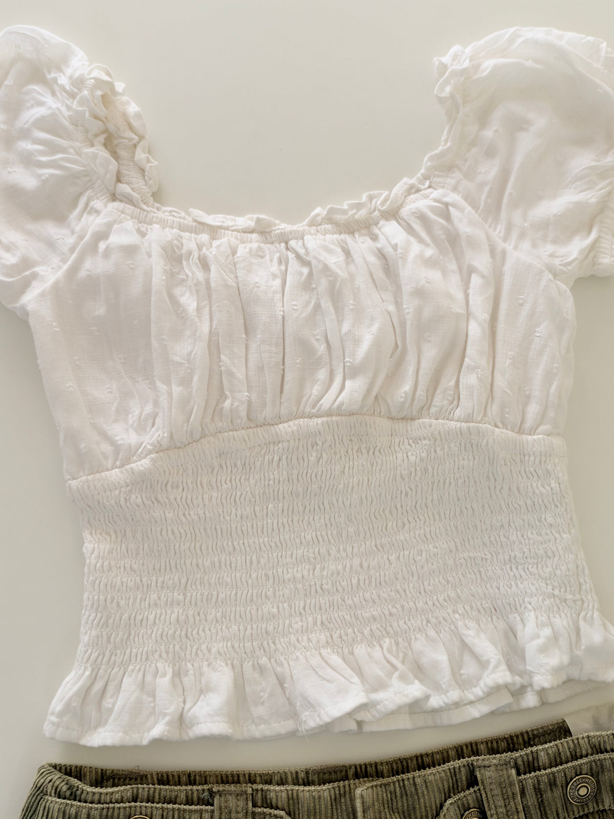 Hollister milkmaid top