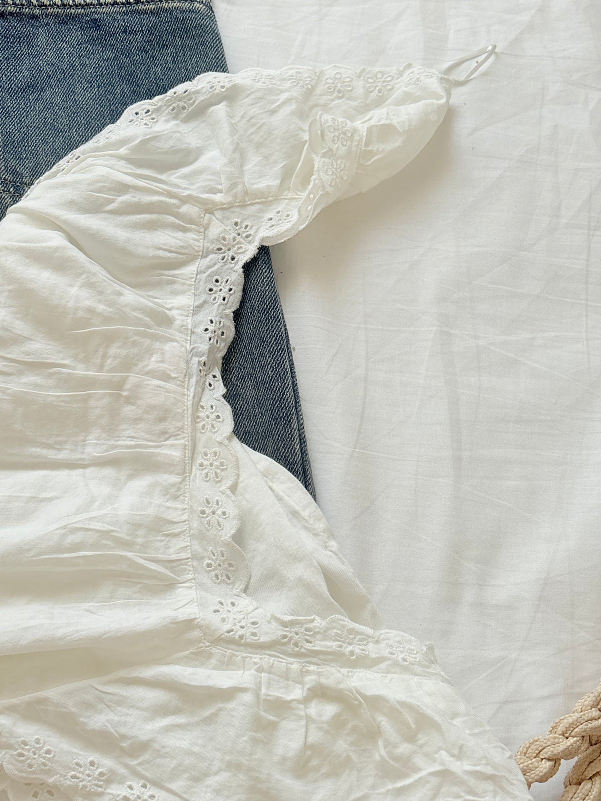 White cottage top