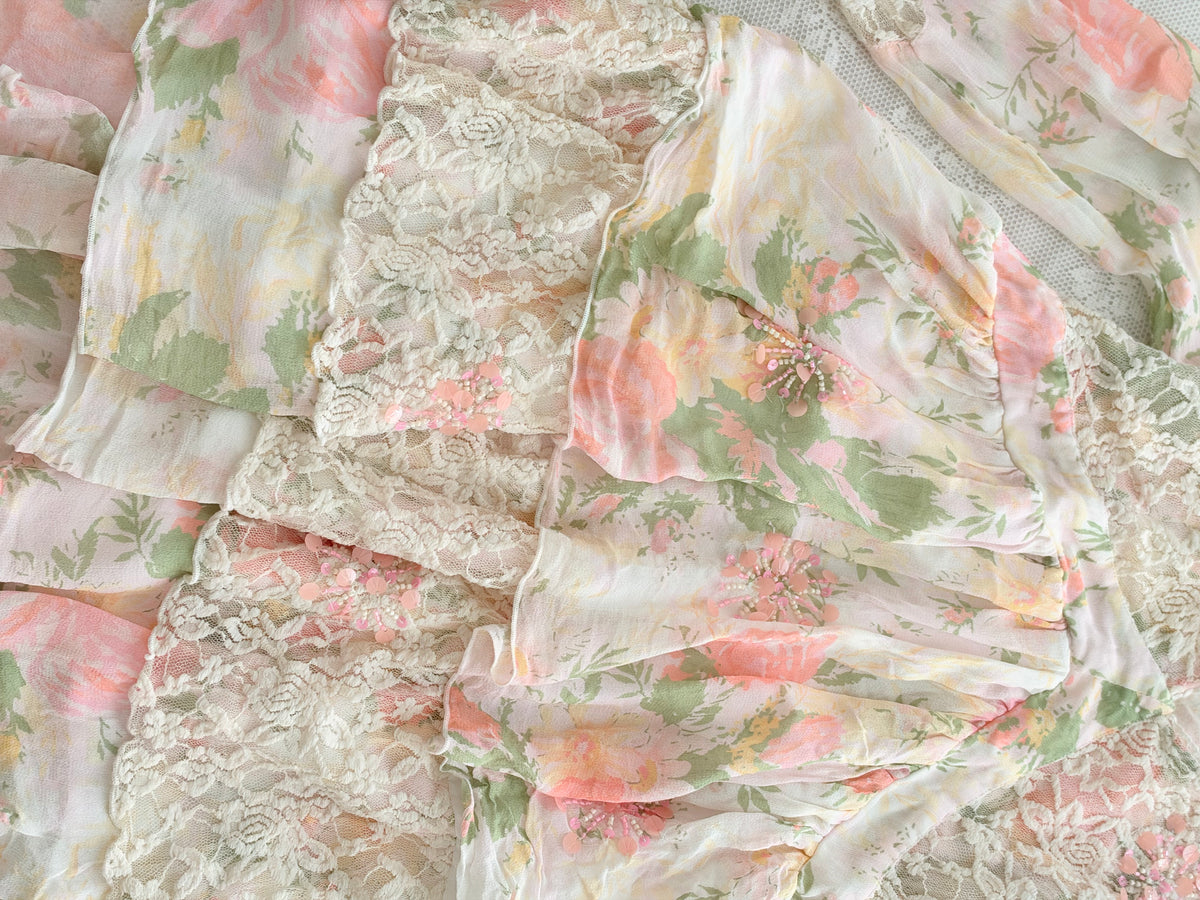 Floral beaded dress