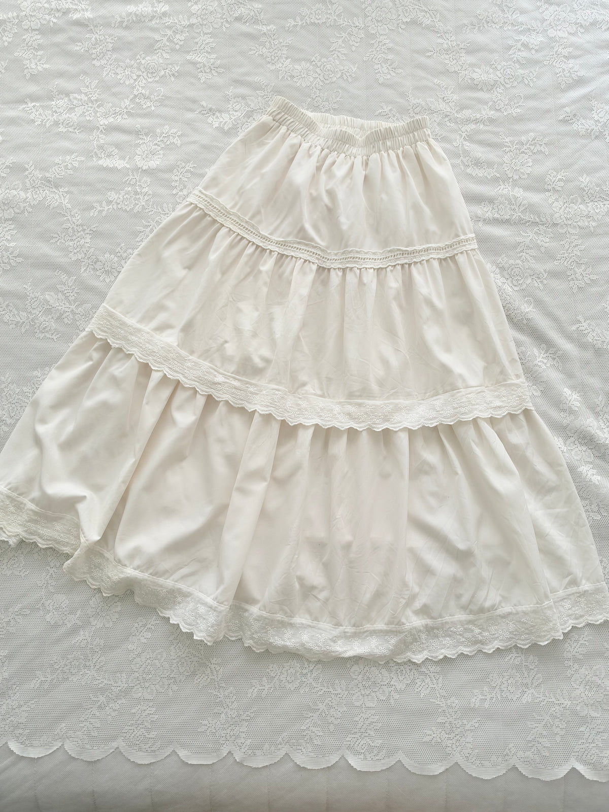 White skirt