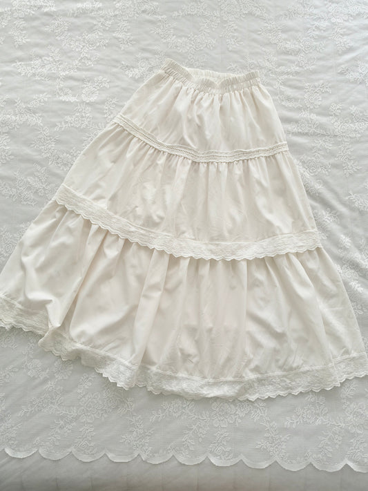 White skirt