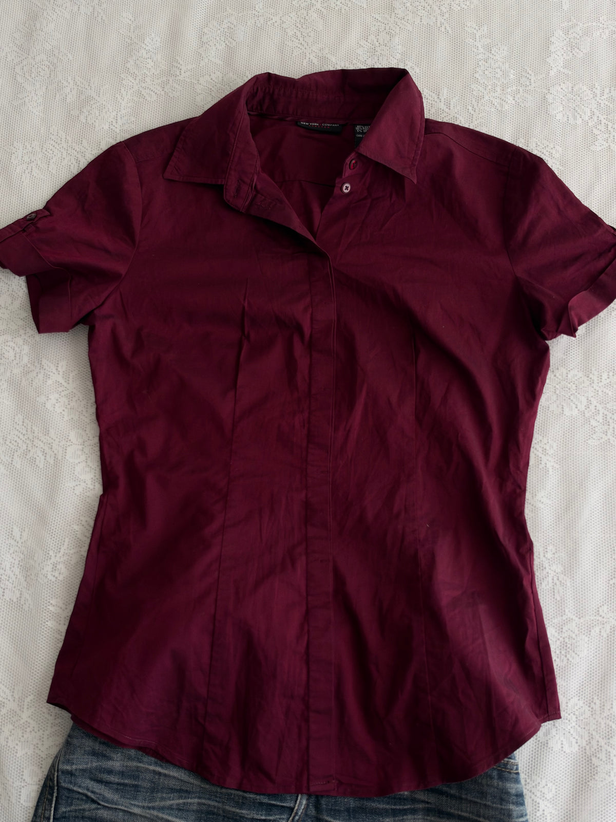 Maroon shirt