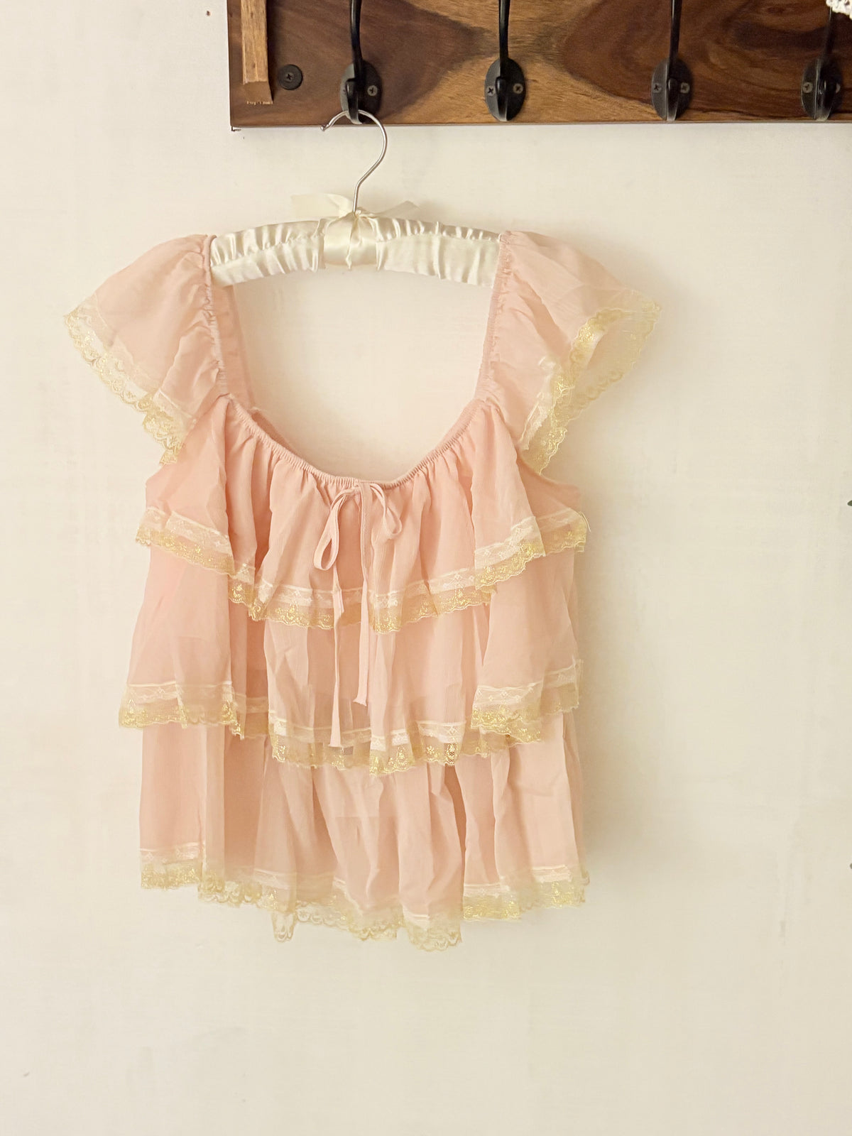 Ella top in pink