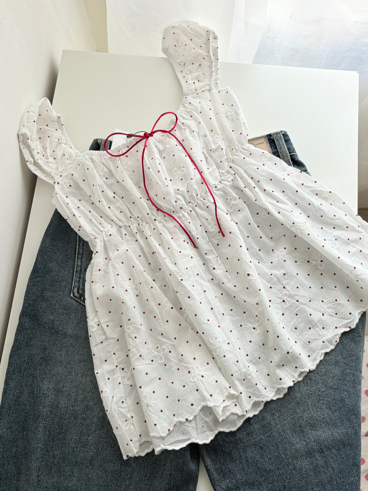 Sasha polka top
