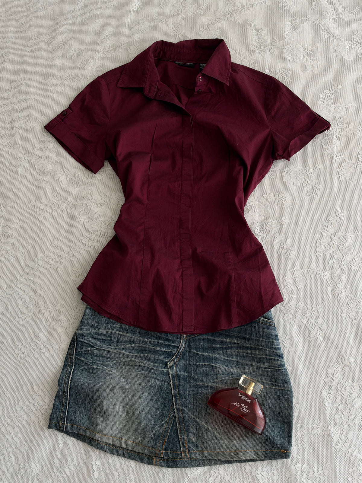 Maroon shirt