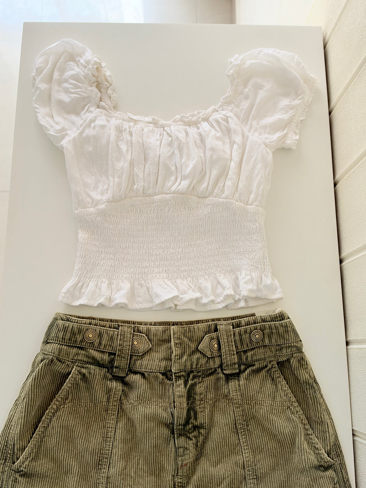 Hollister milkmaid top