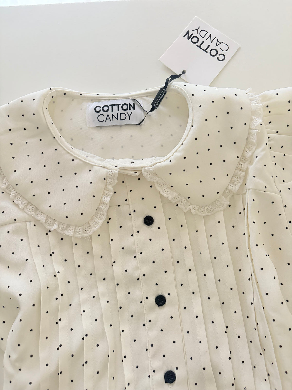 Caroline polka top