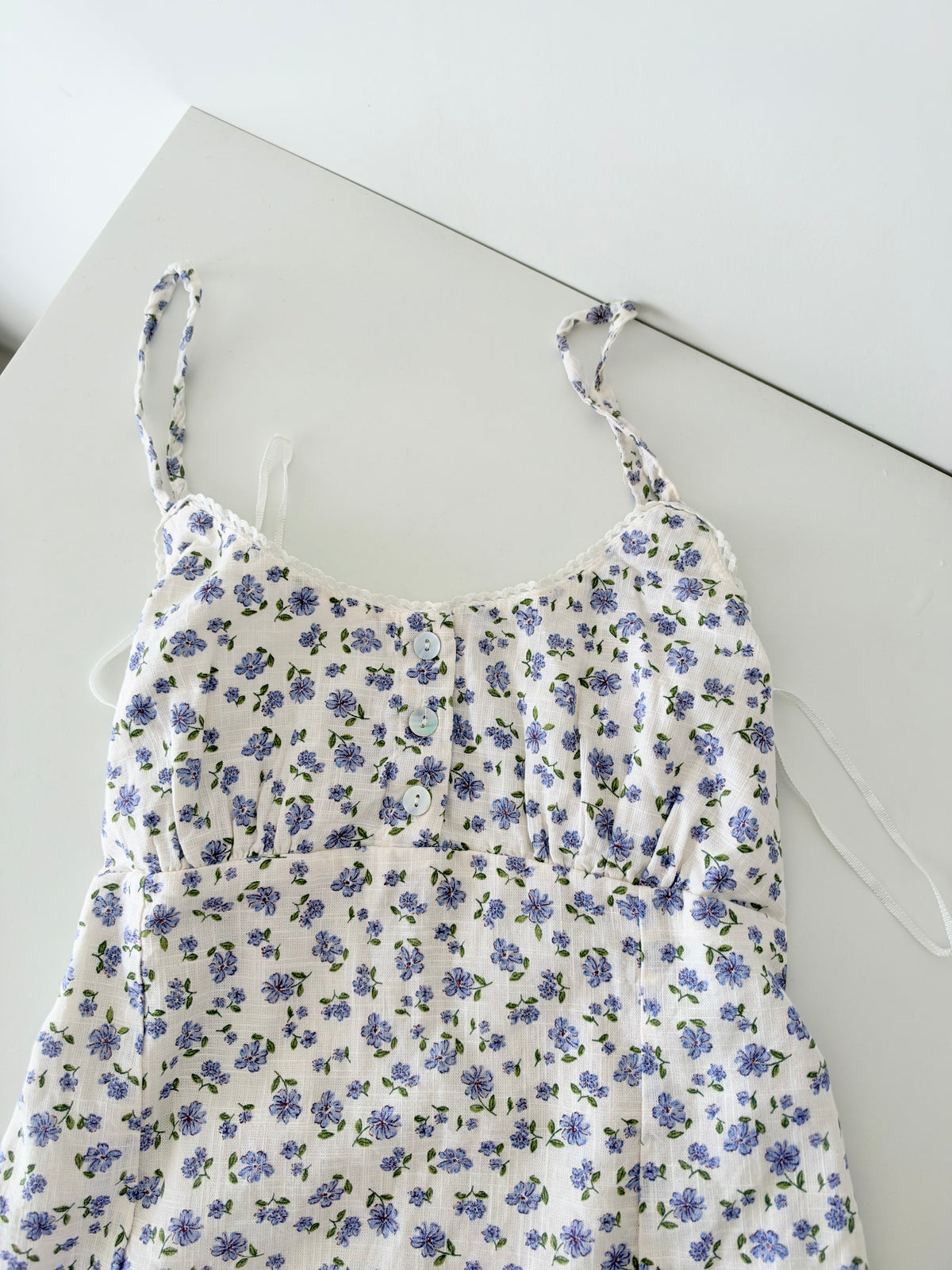 Lavender floral dress