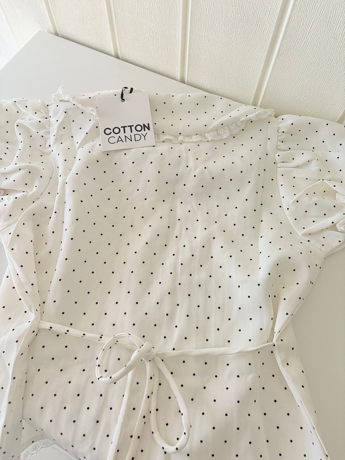 Caroline polka top