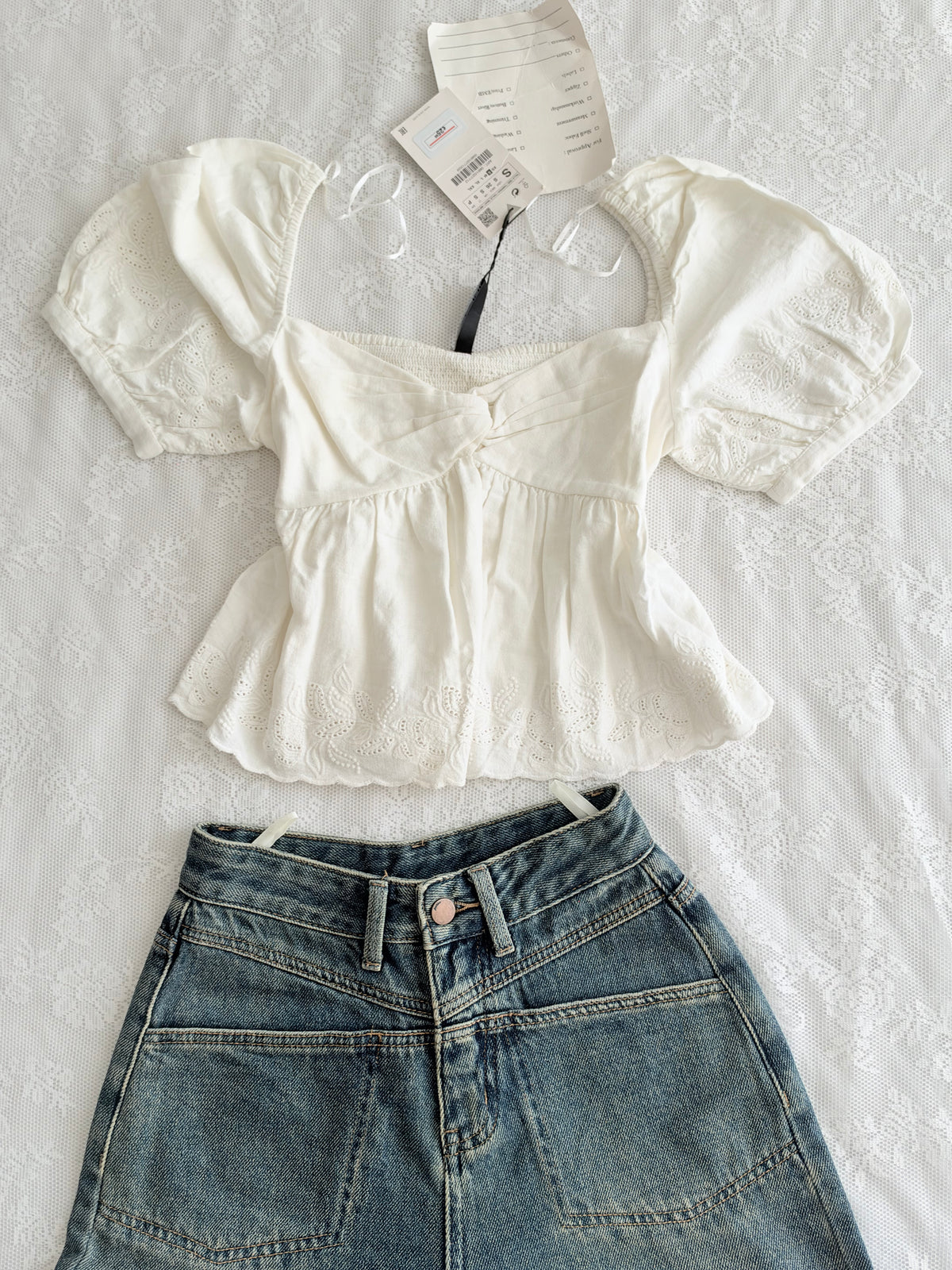 White doll top