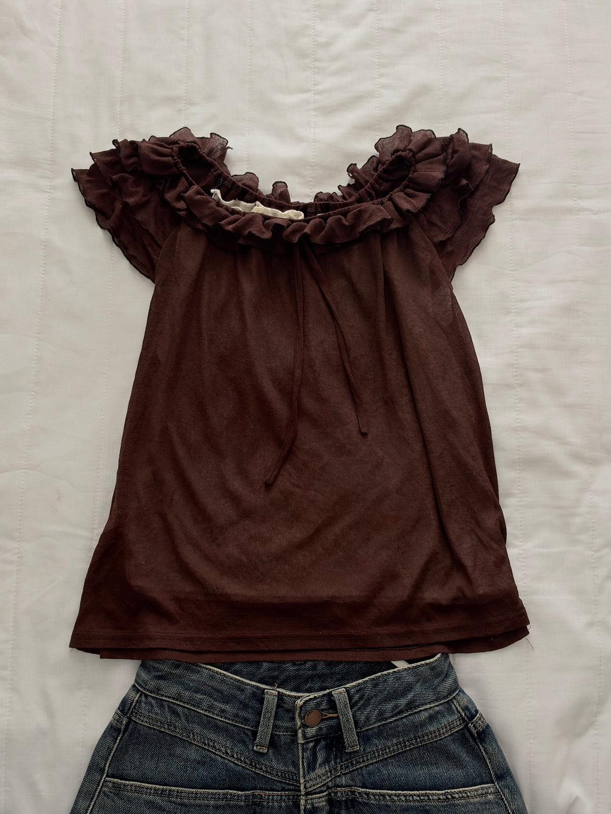 Brown doll top