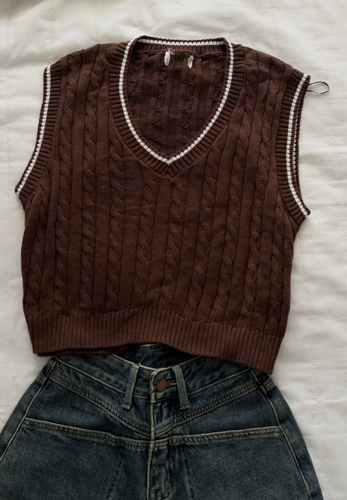 Brown vest
